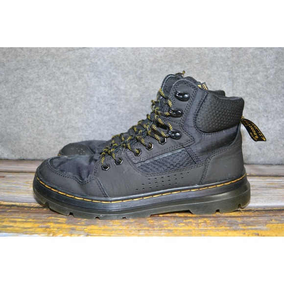 Dr Martens Rilla Boots Mens Size 10 Black Air Cushion Hiking Work Combat - Picture 6 of 16